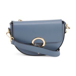 CHEVAL Made In Italy Leather Round Crossbody